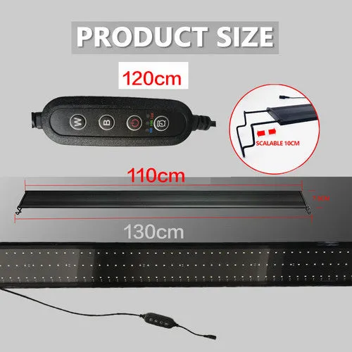 150W 244LED Waterproof Aquarium Light, Adjustable, Energy-Saving