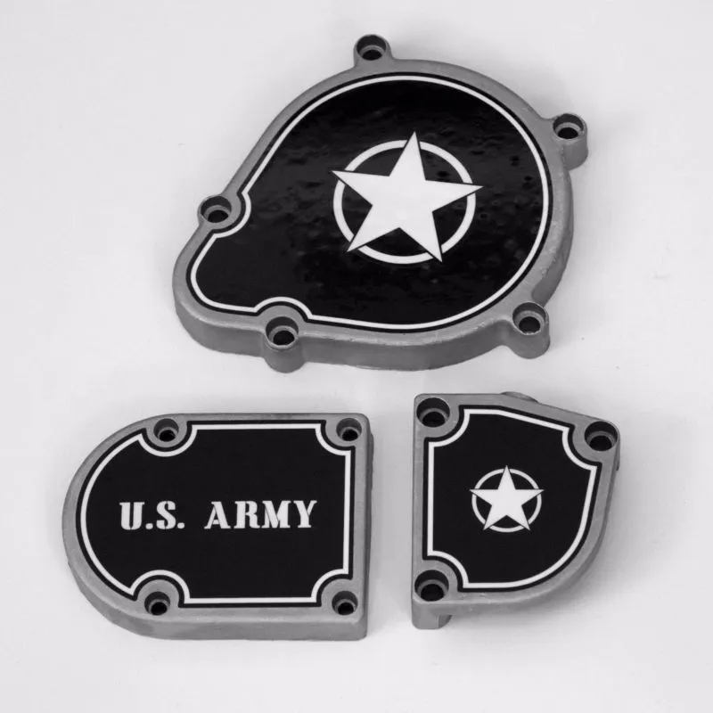 2-Stroke Motorized Bicycle Gas Tank & Engine Decal Kit US Army Graphics