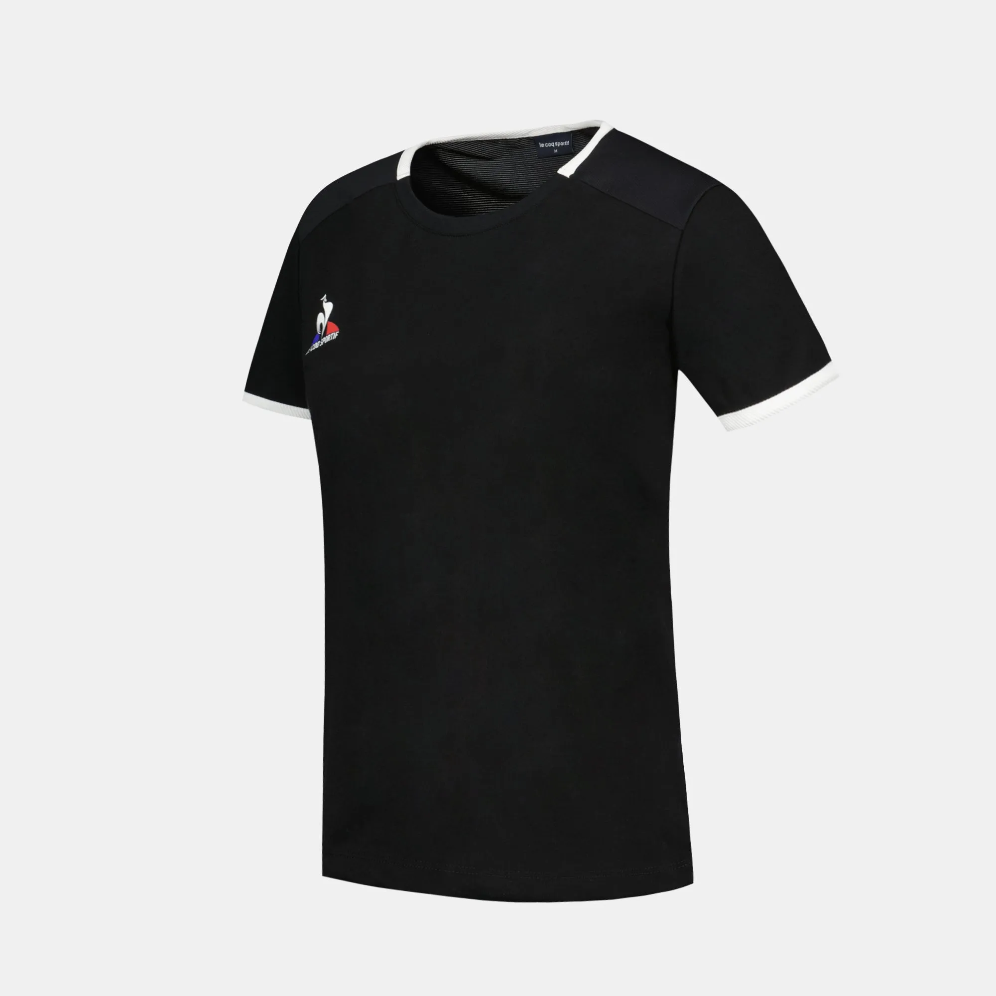 2421624-TENNIS Tee SS N°2 W black | T-shirt Femme