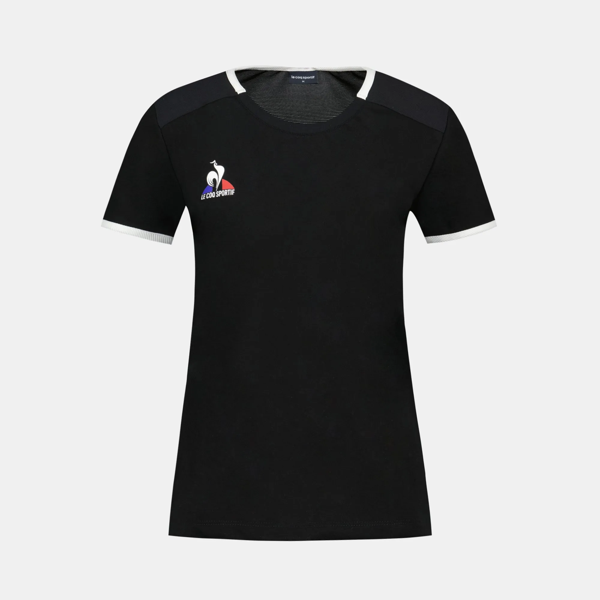 2421624-TENNIS Tee SS N°2 W black | T-shirt Femme