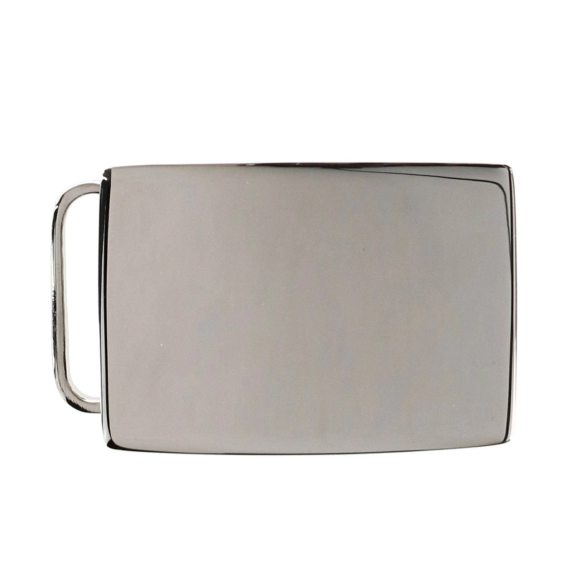 25mm Regent Silver Compression Belt Buckle