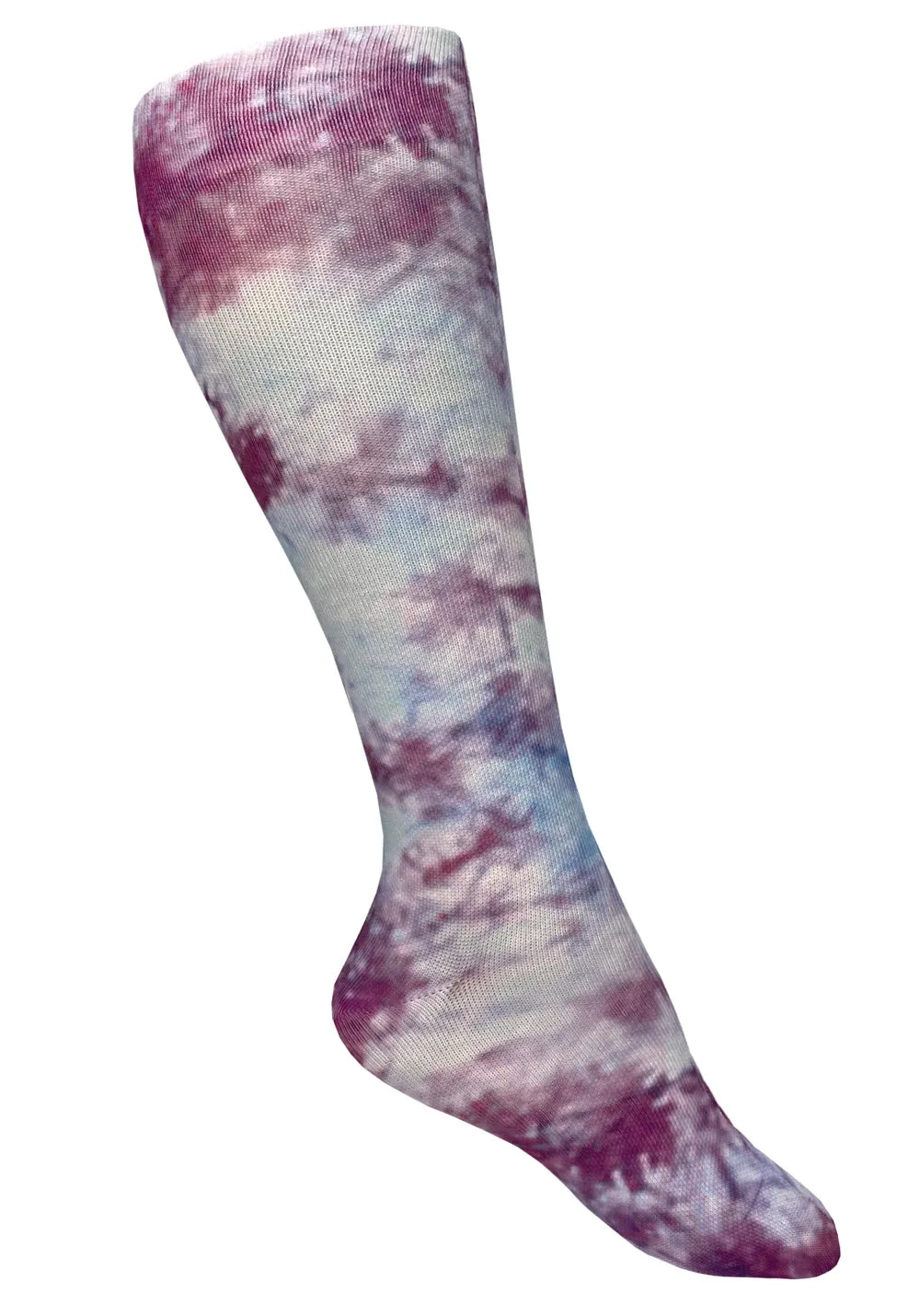 387T  12" Soft Comfort Tie Dye Compression Socks