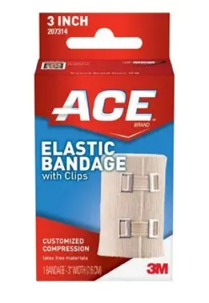 3M™ Ace™ Clip Detached Closure Elastic Bandage, 3 Inch Width