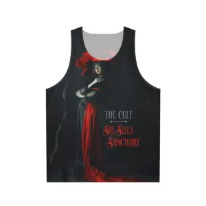 80s Rock Unisex Tank Top: "She Sells Sanctuary" by The Cult