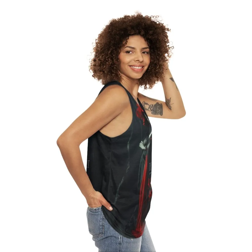 80s Rock Unisex Tank Top: "She Sells Sanctuary" by The Cult