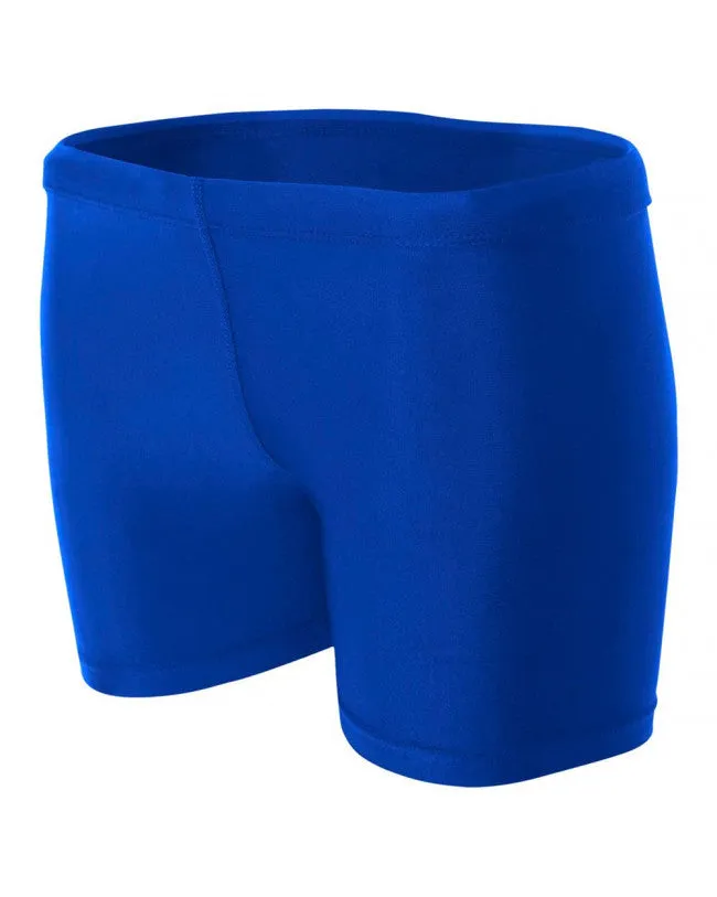 A4 Ladies 4" Compression Short