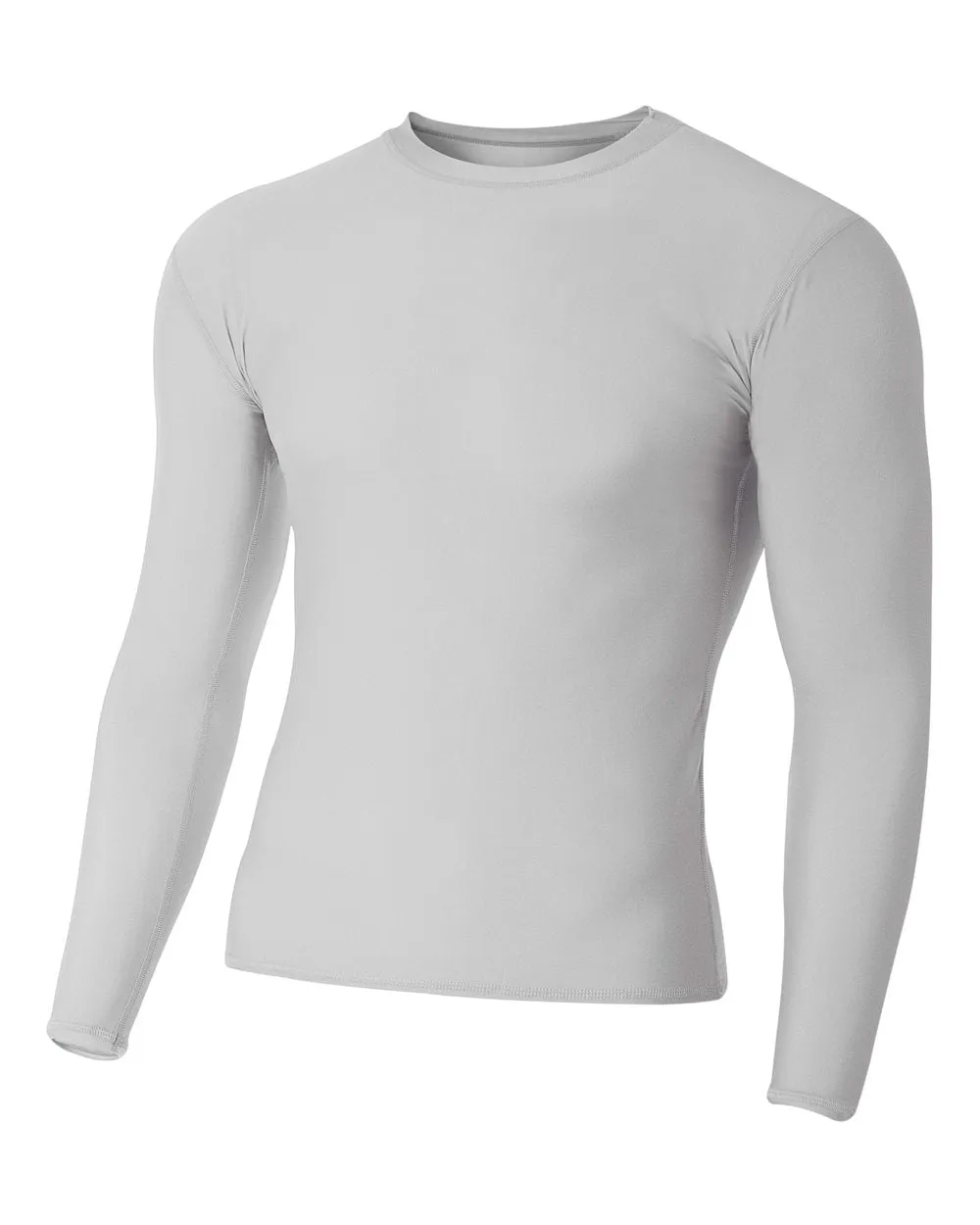 A4 Youth Long Sleeve Compression Crew