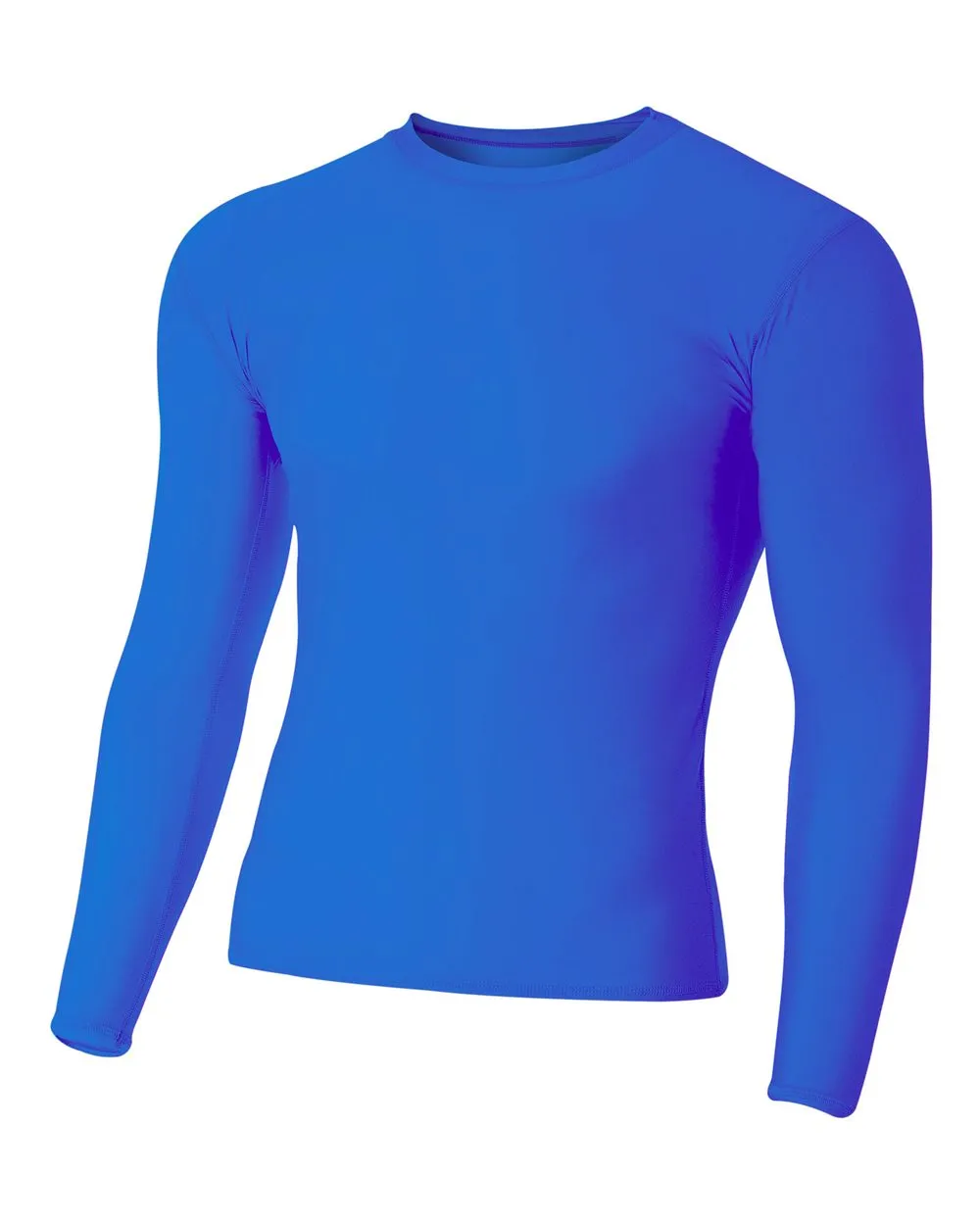 A4 Youth Long Sleeve Compression Crew