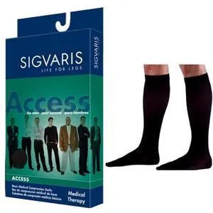 Access Calf, 20-30, Extra Large, Long, Closed, Black