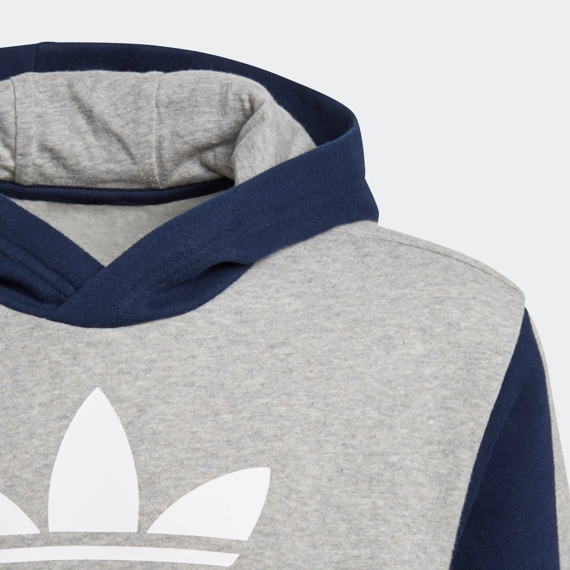 Adidas Originals Trefoil Boys Grade School Hoodie Navy/Medium Grey Heather