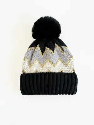 Alpine Charm Pom Beanie