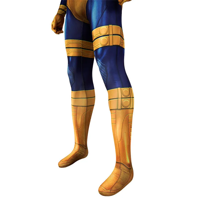 Animed X-men Cyclops Cosplay Costume Superhero Scott Summers Jumpsuit Halloween Carnival Suit