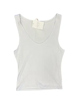 Avala V Neck Rib Top