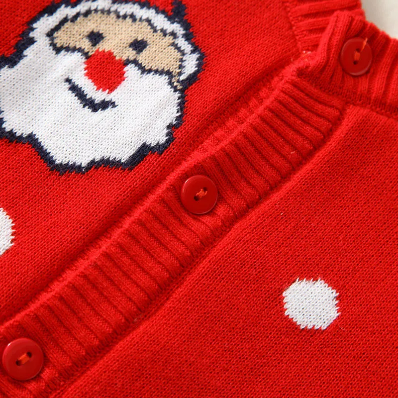 Baby Winter Thicken Warm Romper Christmas Sweater