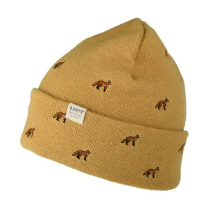 Barts Hats Vinson Fox Cuffed Beanie Hat - Ochre