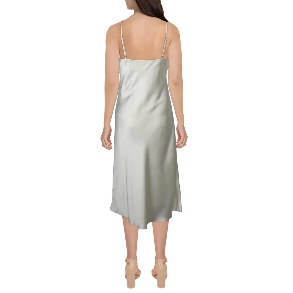 BCBGMAXAZRIA Womens Silk Long Slip Dress