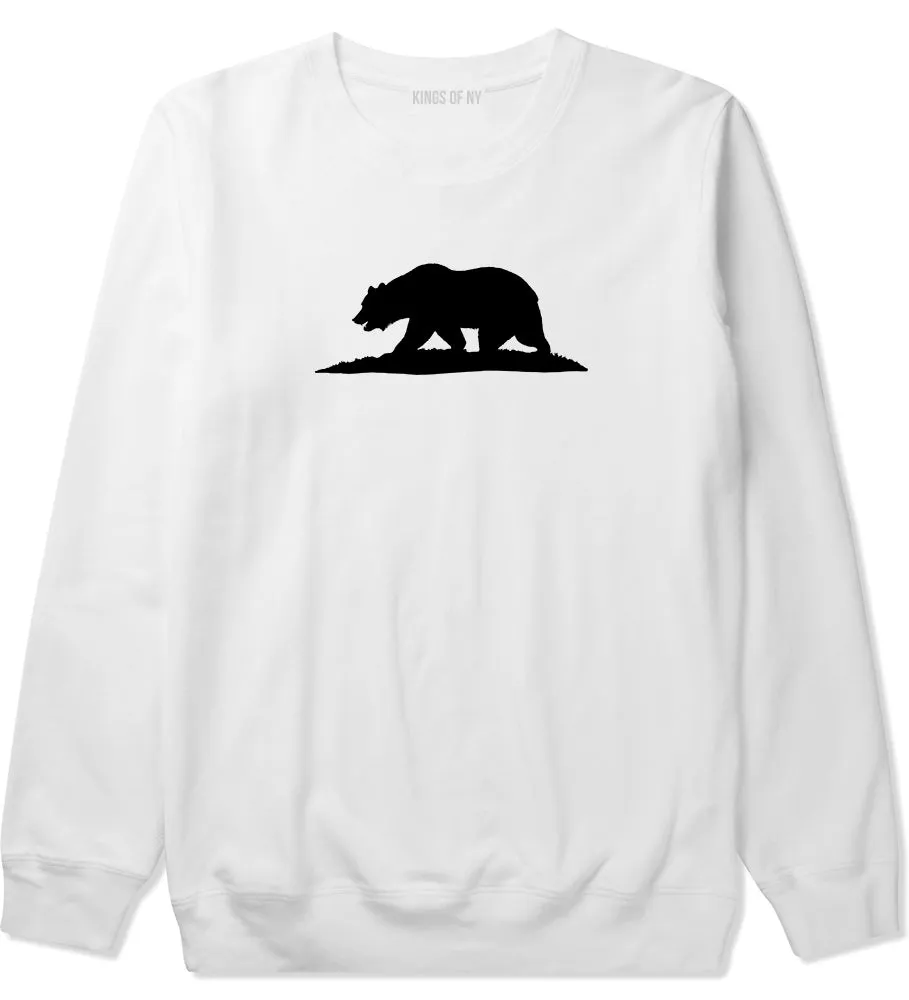 Bear Logo California Republic Mens Crewneck Sweatshirt