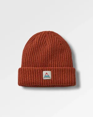 Beechwood Fleece Lined Recycled Beanie - Baked Clay