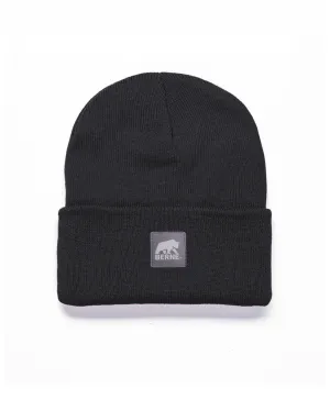 Berne Youth Unisex Heritage Knit Cuff Black 100% Acrylic Beanie Hat