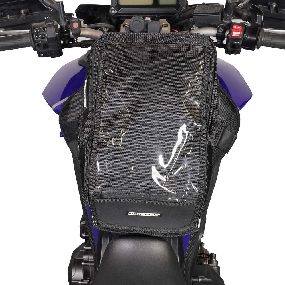 BikeTek Urbano Motorcycle Magnetic Tank Bag Black