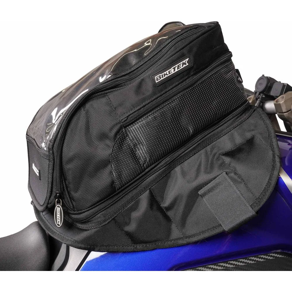 BikeTek Urbano Motorcycle Magnetic Tank Bag Black