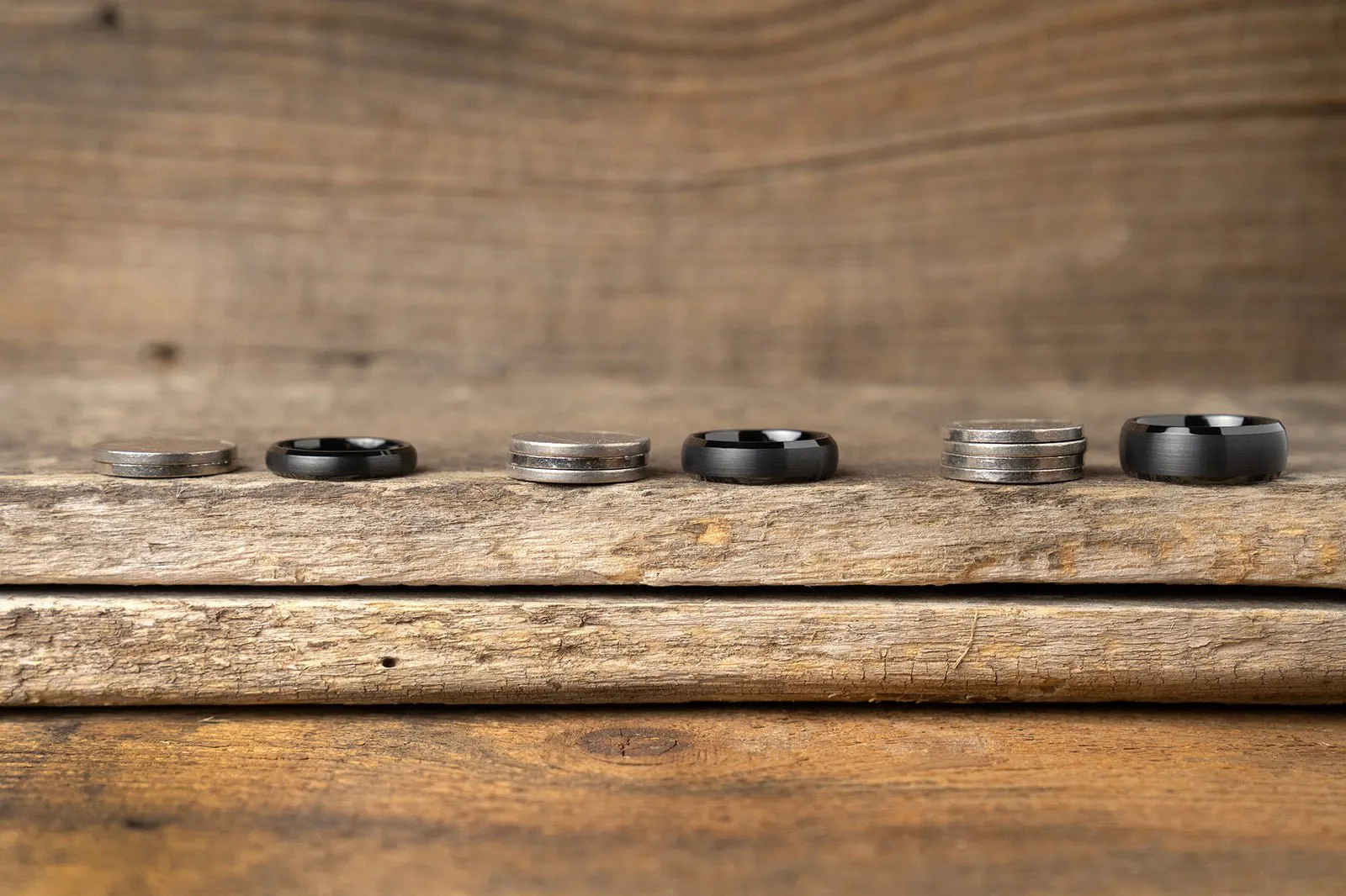 Black Tungsten Ring - Minimalist