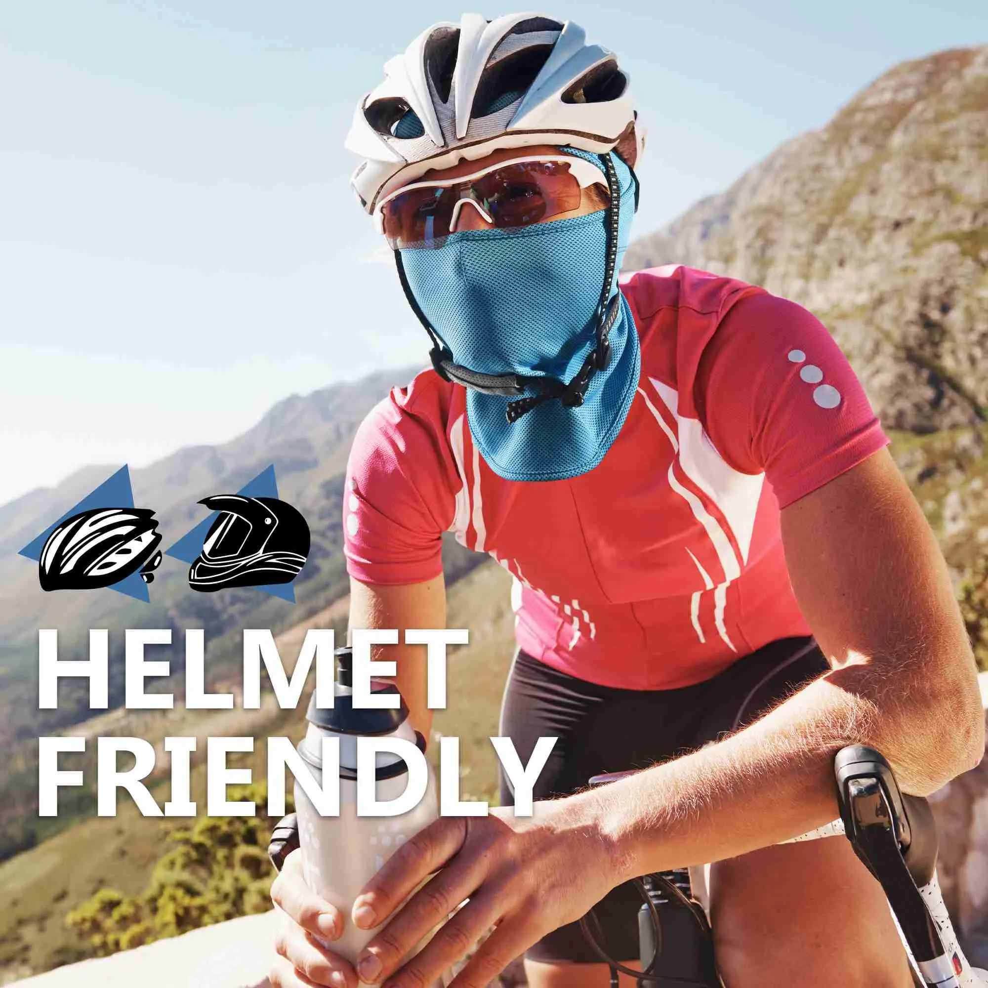 Botack Sun Protection Balaclava Mask - Breathable Full Head Cover for Cycling Fishing