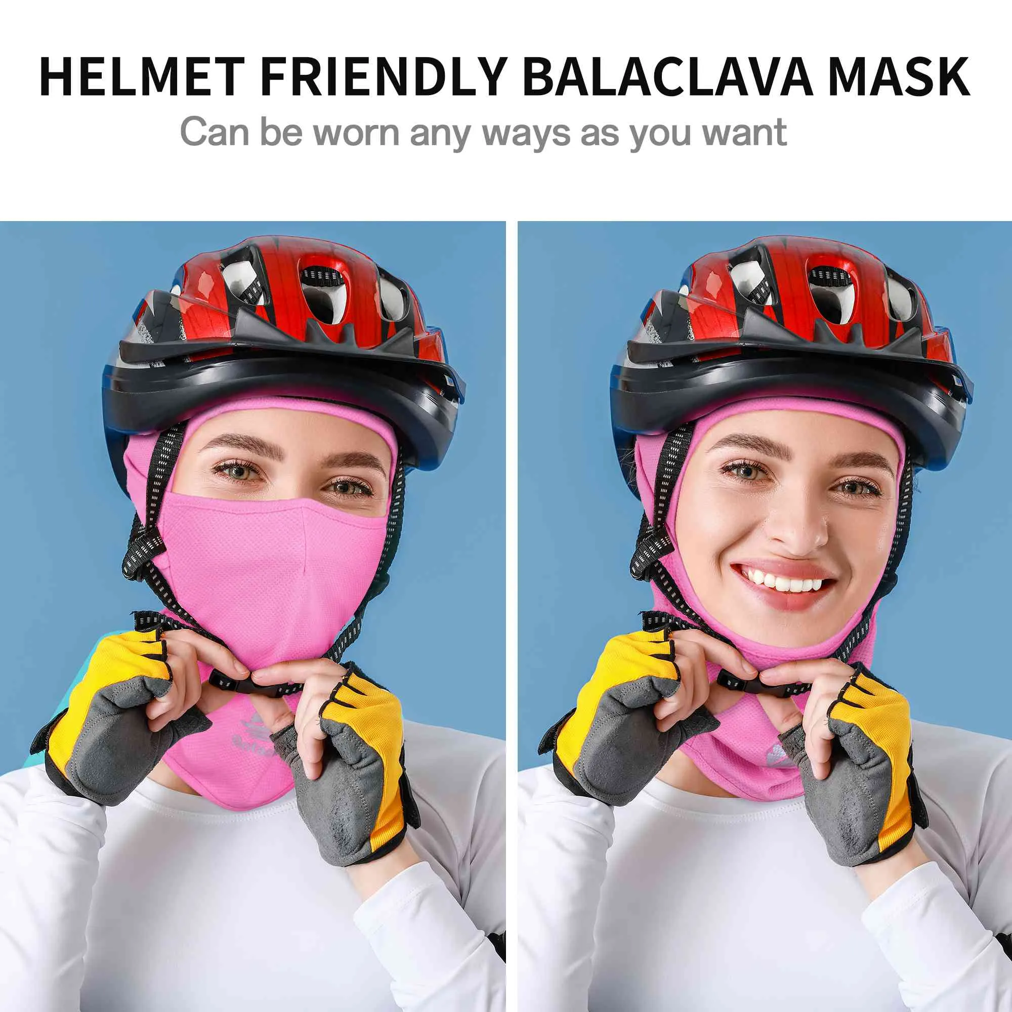 Botack Sun Protection Balaclava Mask - Breathable Full Head Cover for Cycling Fishing