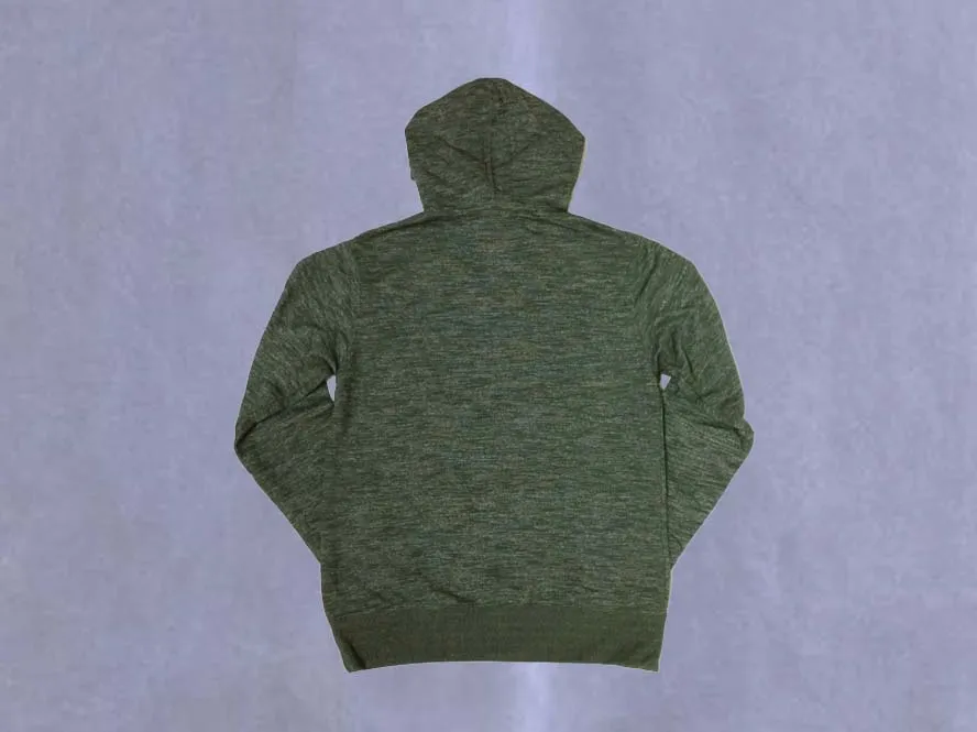 Brooklyn Work T38 Stripe French Terry Pullover Hoodie Green