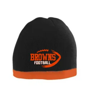 Browns 2024 Football Logo Beanie Hat