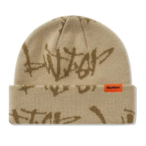 Butter Goods - Scratch Cuff Beanie Tan