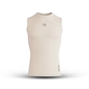 BWB Men's Beige Compression Top Sleeveless