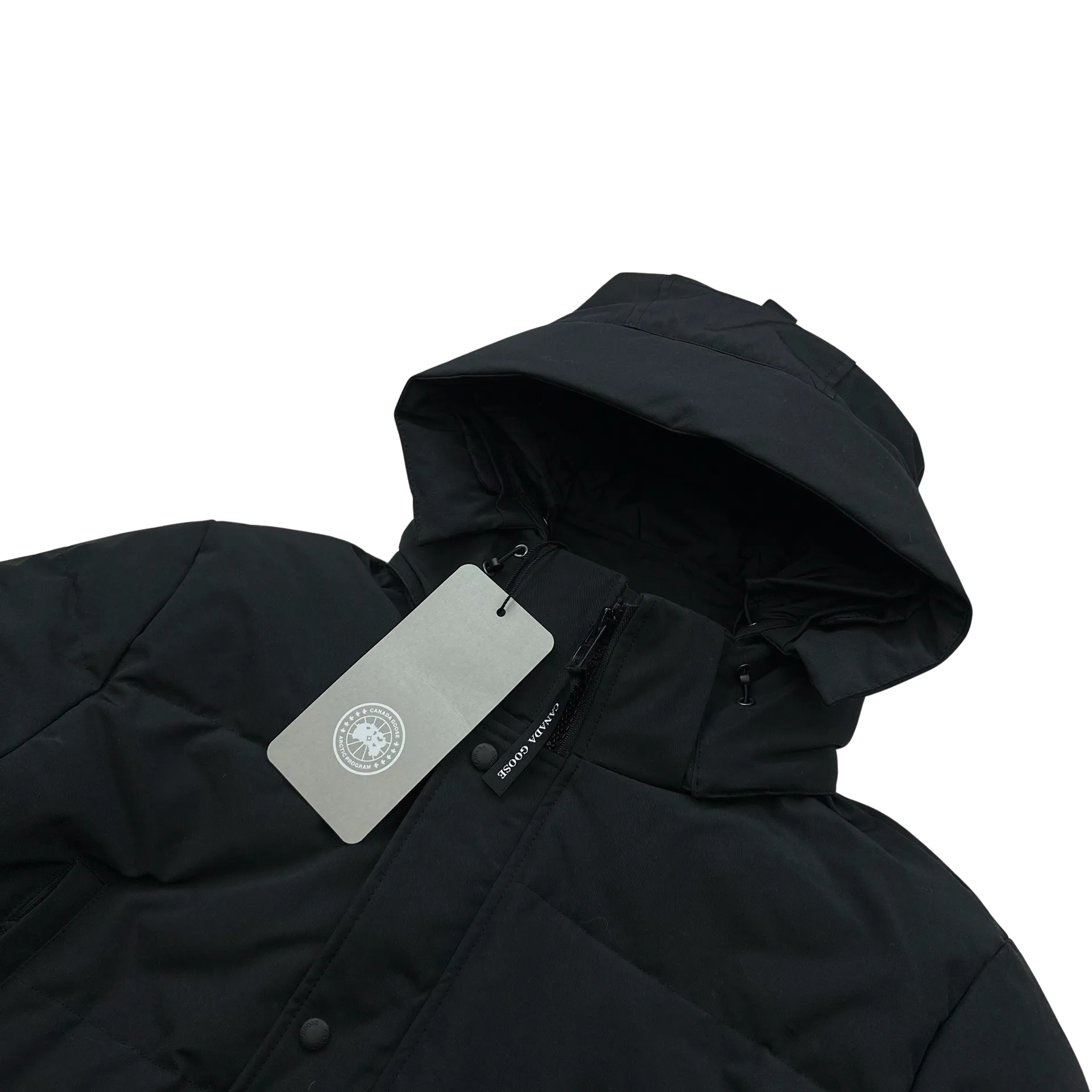 Canada Goose Black Wyndham Parka Jacket - XXL