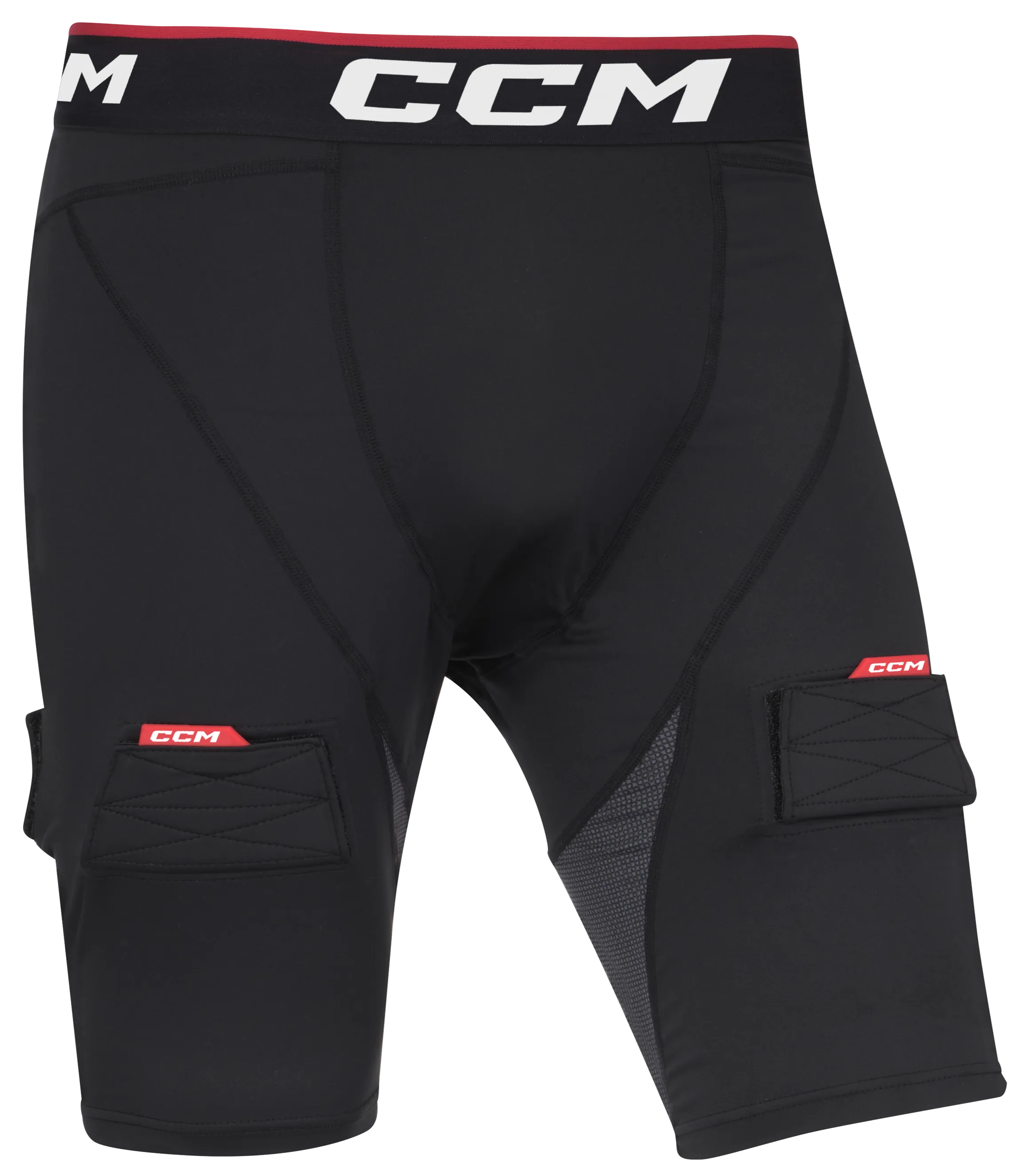 CCM Compression Short with Jock Adult