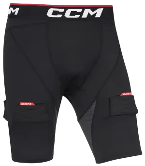 CCM Compression Short with Jock Adult