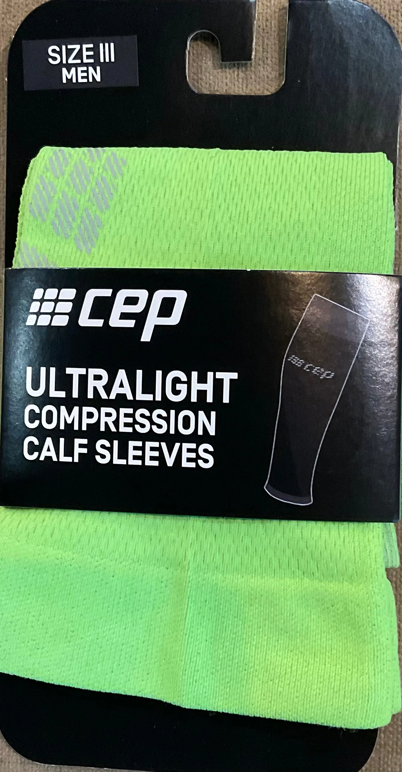 CEP Mens Ultralight Compression Calf Sleeves