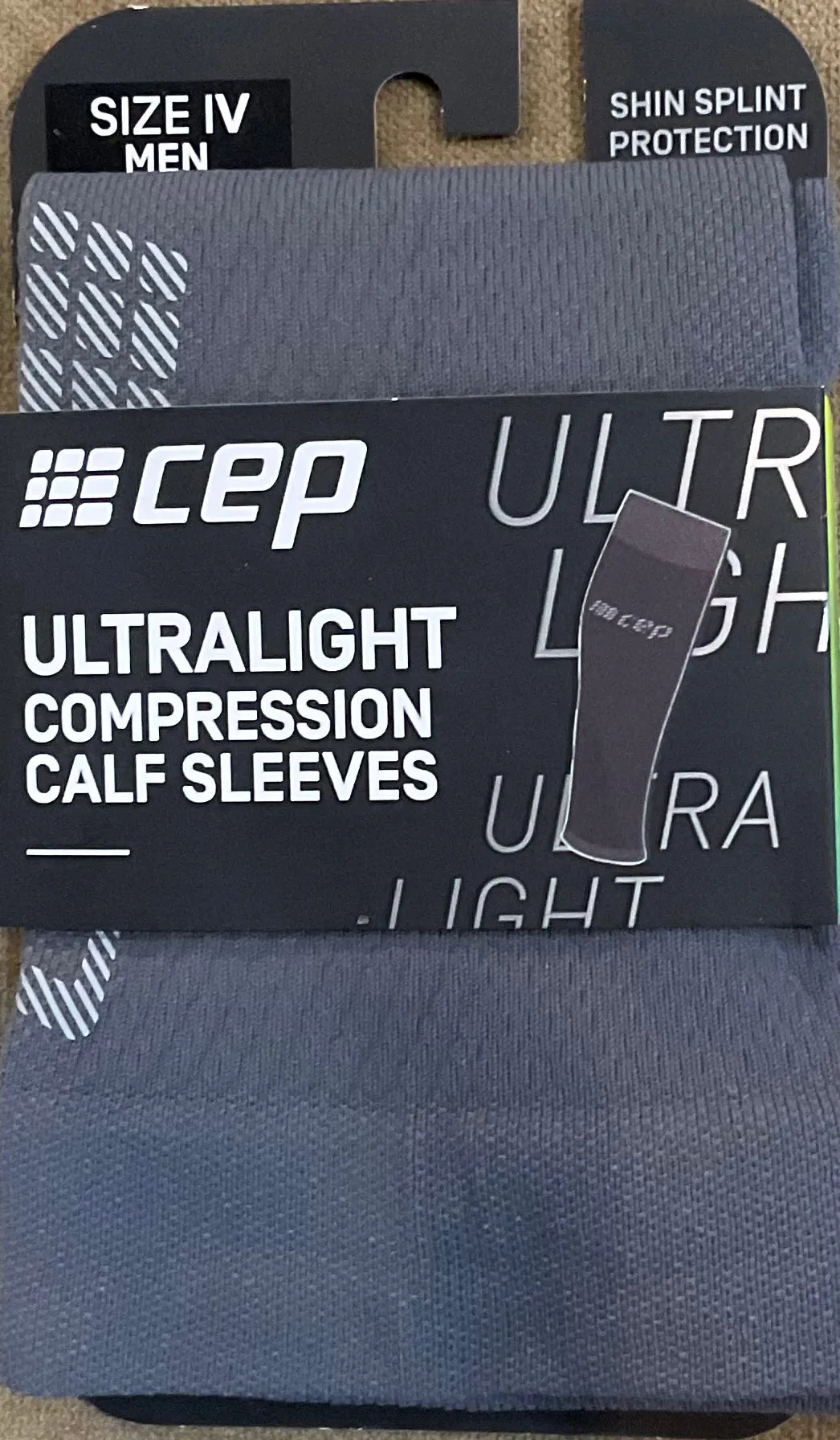 CEP Mens Ultralight Compression Calf Sleeves