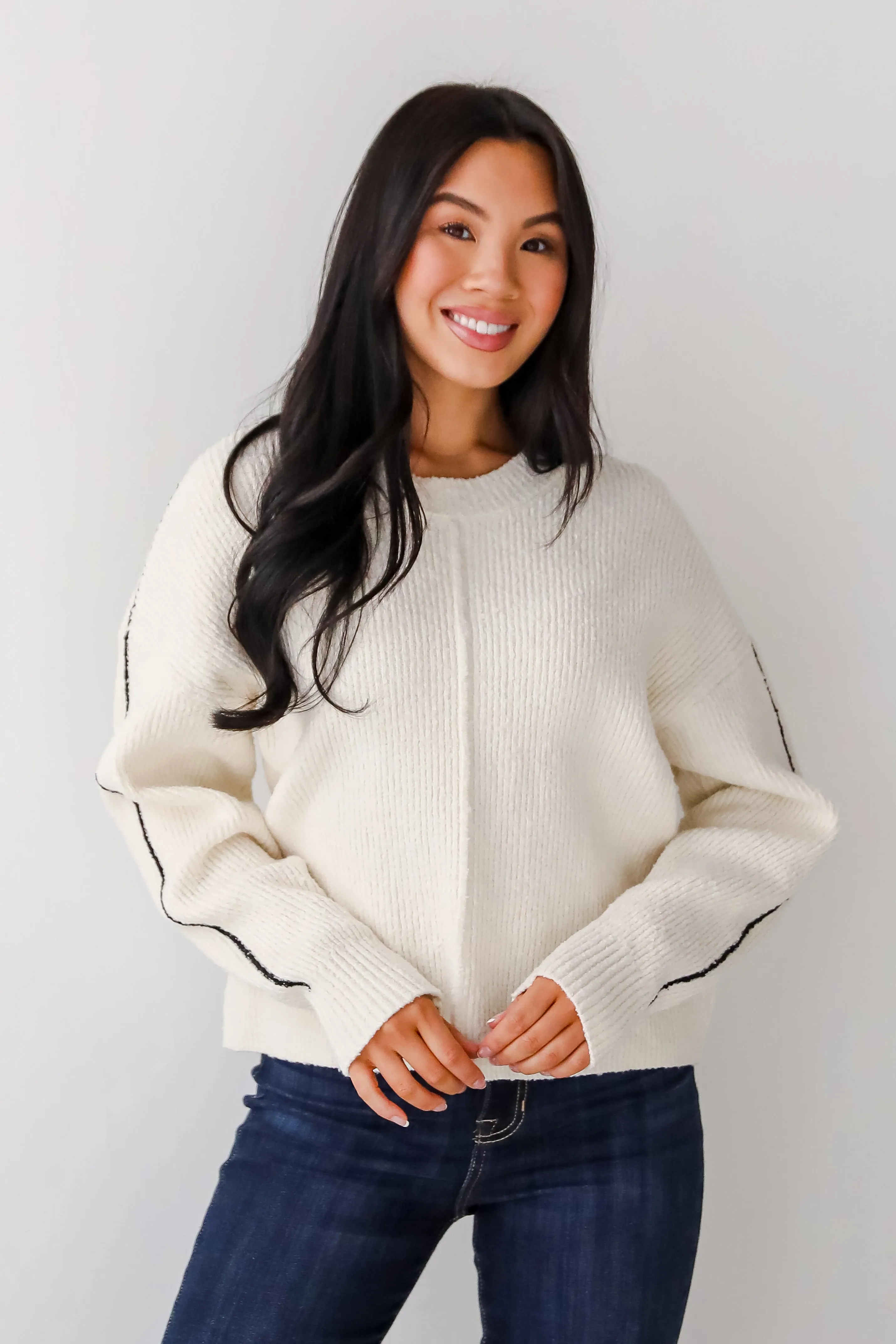 Charismatic Sense Cream Sweater