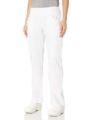 Cherokee CK002 Women's Iflex Mid Rise Straight Leg Pull-on Pant