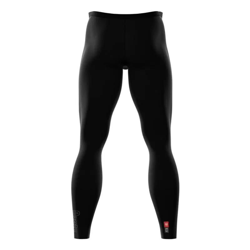 COMPRESSPORT UNISEX RUNNING UNDER CONTROL FULL TIGHTS-BLACK (LGRUN-99)