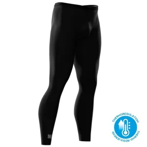 COMPRESSPORT UNISEX RUNNING UNDER CONTROL FULL TIGHTS-BLACK (LGRUN-99)