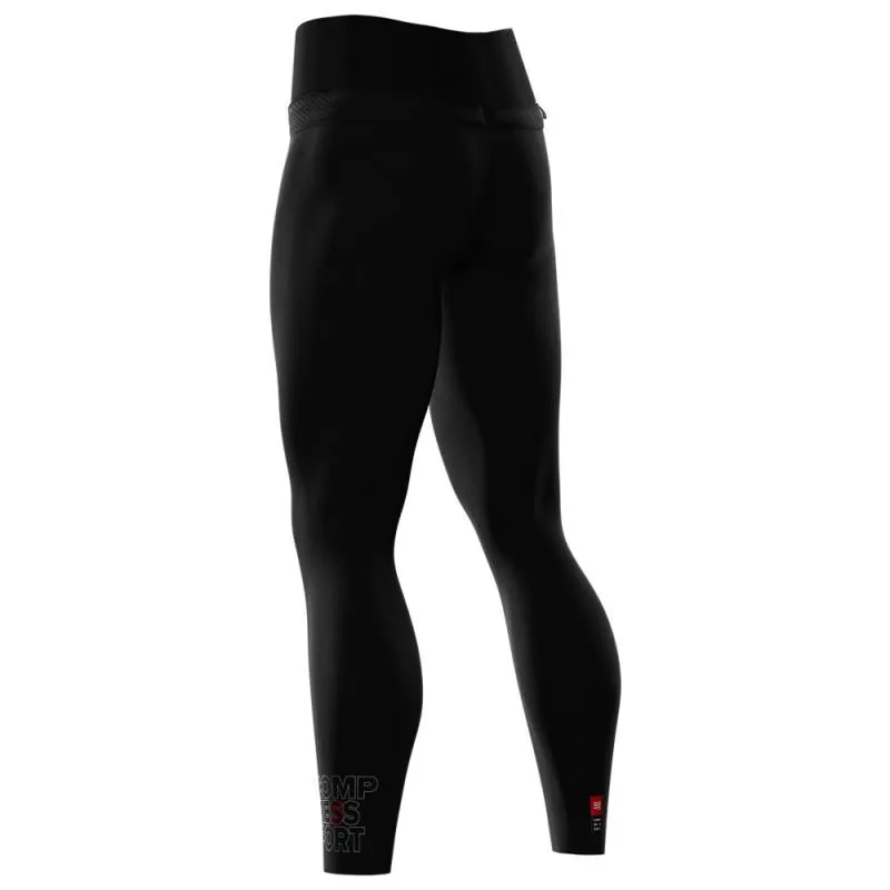 COMPRESSPORT UNISEX TRAIL RUNNING UNDER CONTROL FULL TIGHTS-BLACK (LGTRAIL-99)