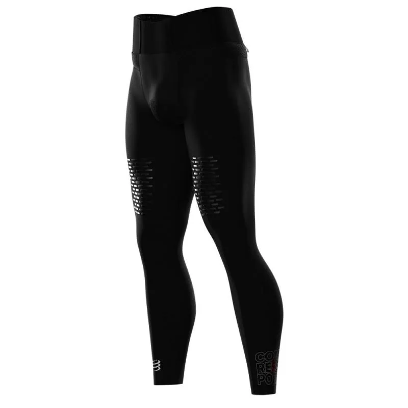 COMPRESSPORT UNISEX TRAIL RUNNING UNDER CONTROL FULL TIGHTS-BLACK (LGTRAIL-99)