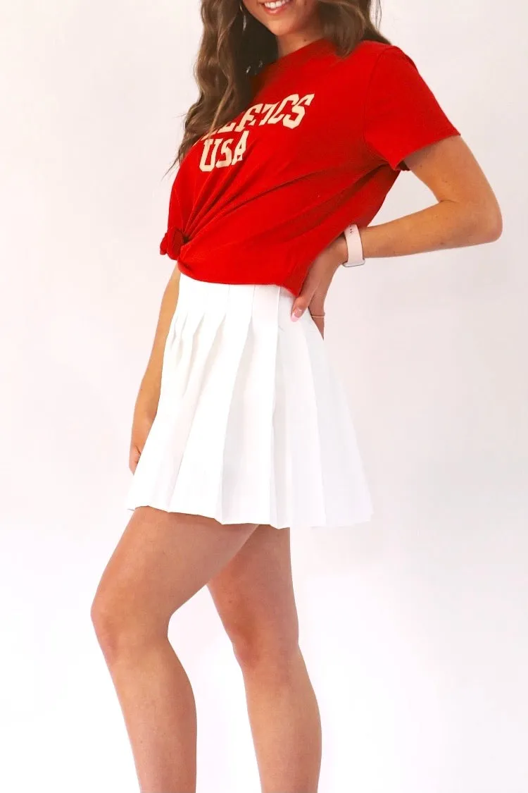 COOL GIRL SKIRT // WHITE