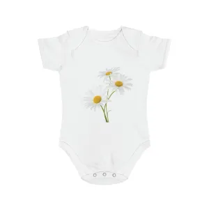 Daisies Short Sleeve Baby Bodysuit