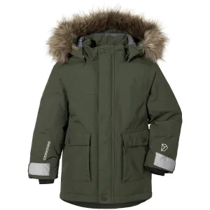 Didriksons Kids&#x27; Kure Parka 4 Deep Green | Buy Didriksons Kids&#x27; Kure Parka 4 Deep Green here | Outnorth