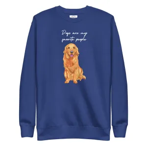 Dog Lover Premium Cotton Sweatshirt - Dogs Are My Favorite People