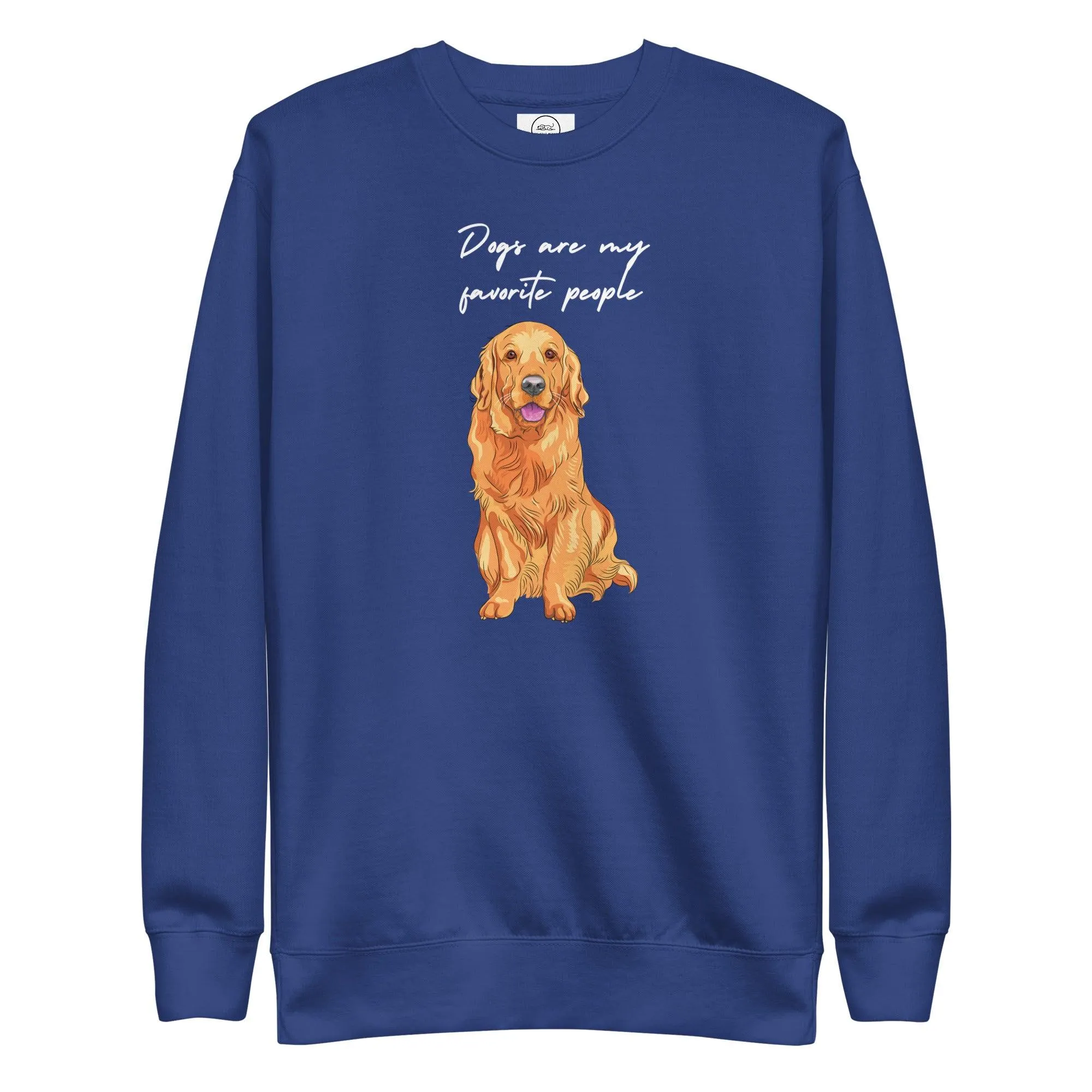 Dog Lover Premium Cotton Sweatshirt - Dogs Are My Favorite People