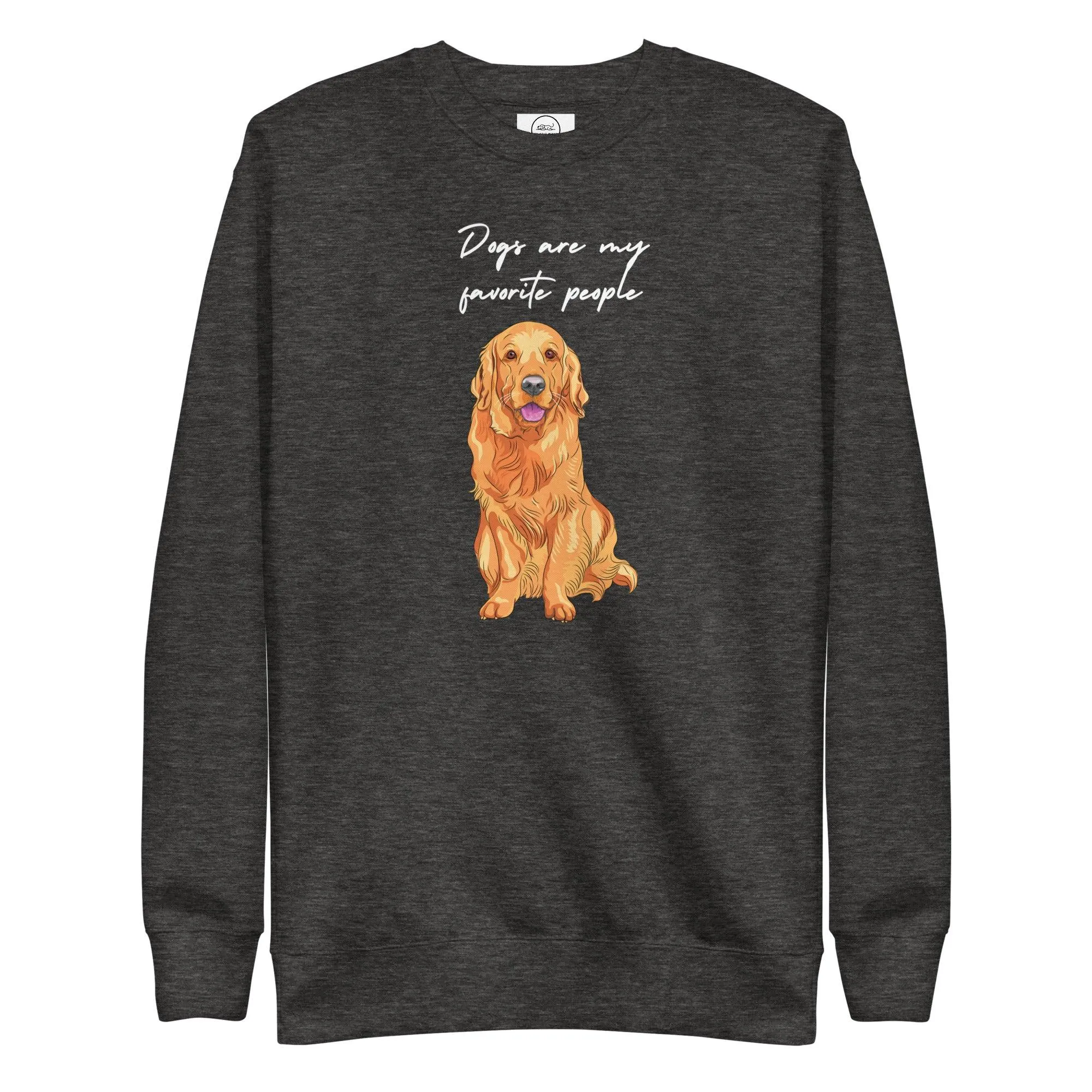 Dog Lover Premium Cotton Sweatshirt - Dogs Are My Favorite People