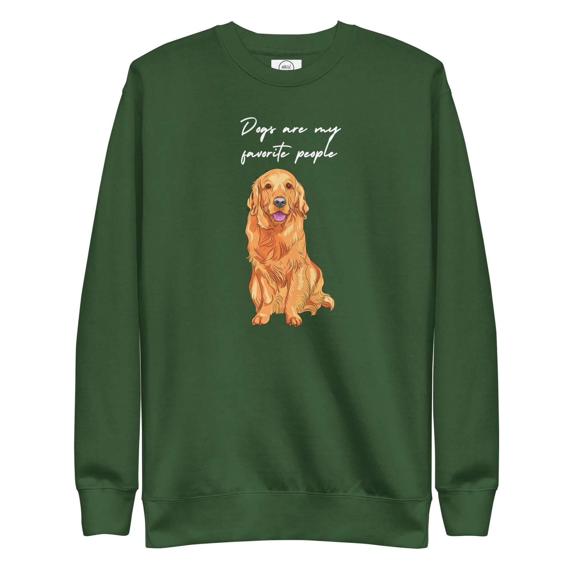 Dog Lover Premium Cotton Sweatshirt - Dogs Are My Favorite People